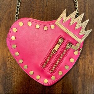 Disney Descendants Red Tiara Heart Evie Purse Rare Authentic‎